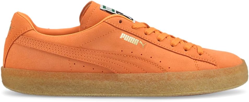 Мужские кроссовки PUMA из замши на шнуровке с подошвой из крепа - оранжевые
Мужские кроссовки PUMA из замши на шнуровке с подошвой из крепа - оранжевые