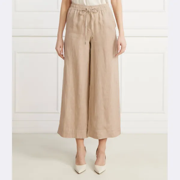 Льняные брюки свободного кроя Marella, бежевый
Льняные брюки свободного кроя Marella, бежевый