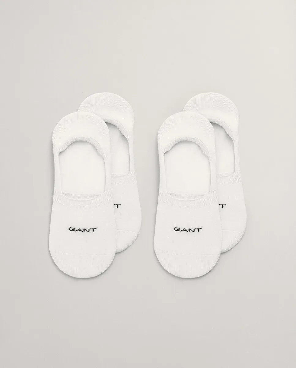 Комплект из двух пар мужских однотонных носков-невидимок Gant, белый
Комплект из двух пар мужских однотонных носков-невидимок Gant, белый
