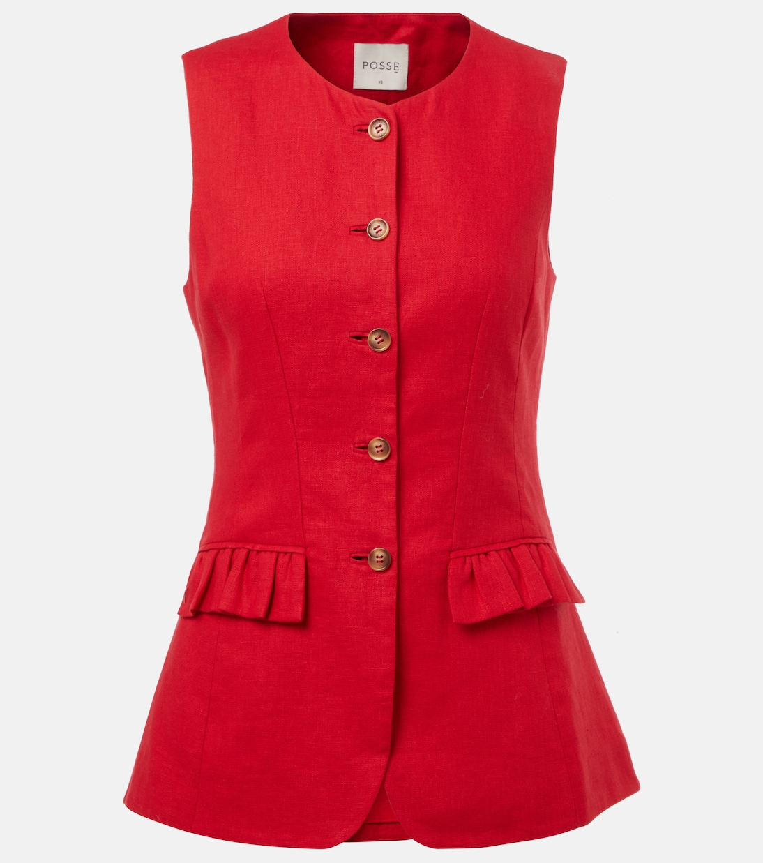 Льняной жилет Matilda Posse, красный
Льняной жилет Matilda Posse, красный