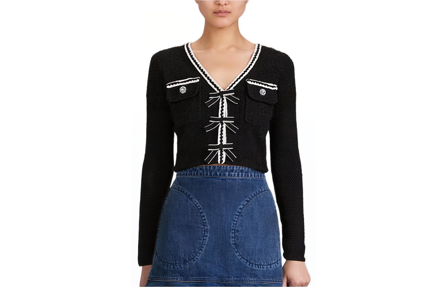 Свитер Self-portrait черный женский
Свитер Self-portrait черный женский