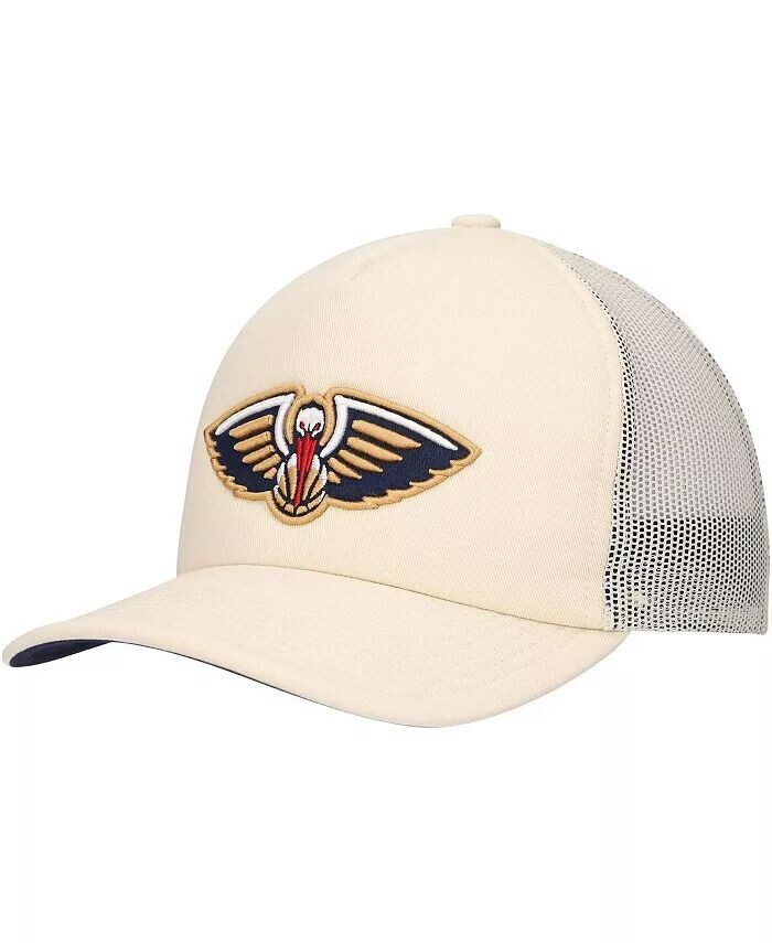 Мужская кремовая регулируемая шляпа New Orleans Pelicans Trucker Mitchell & Ness, бежевый
Мужская кремовая регулируемая шляпа New Orleans Pelicans Trucker Mitchell & Ness, бежевый