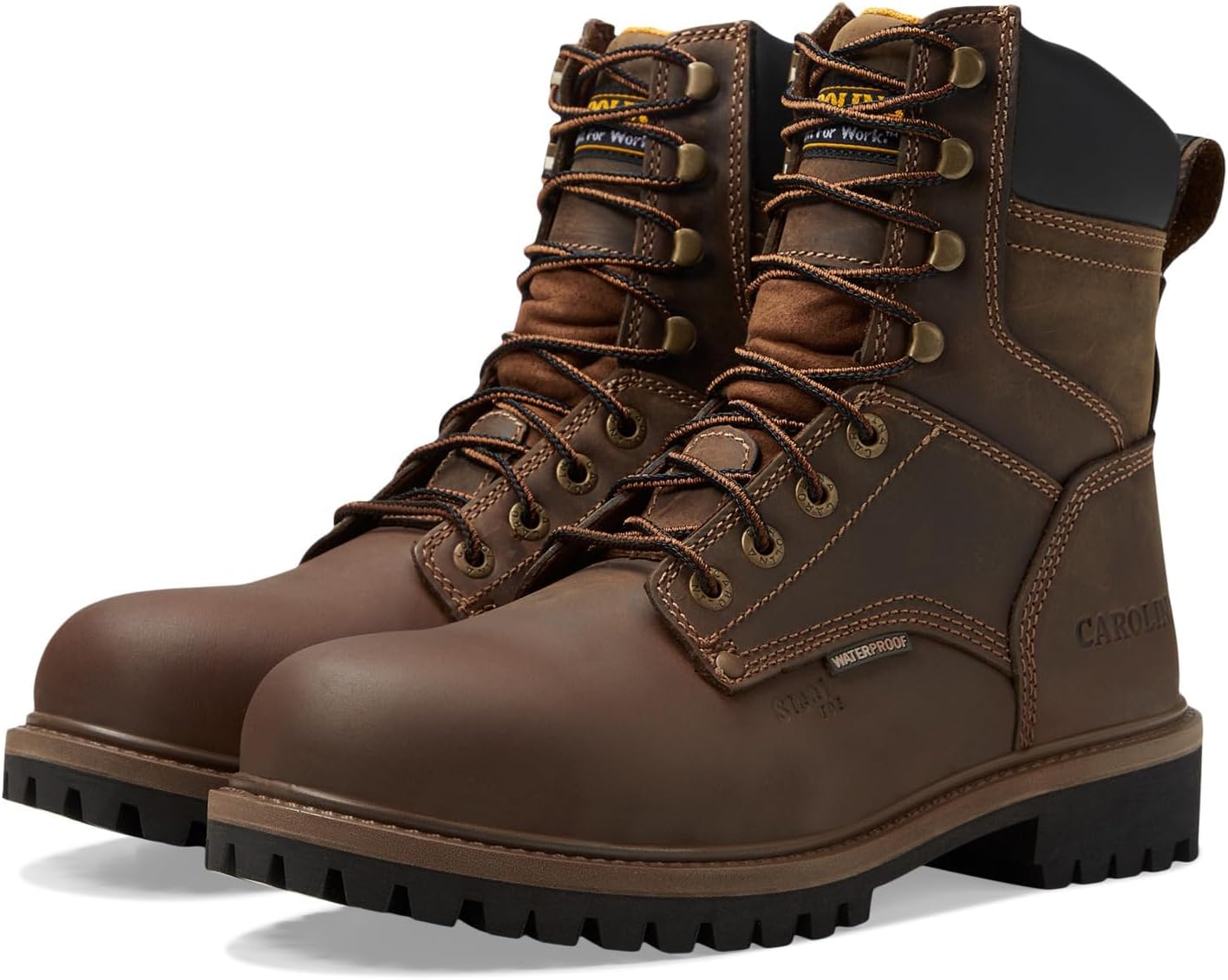 Мужские ботинки Carolina Silvanus 8 с защищенным стальным носком, водонепроницаемые - сертифицированная кожа ASTM, противоскользящая и маслостойкая защитная обувь, коричневый
Мужские ботинки Carolina Silvanus 8 с защищенным стальным носком, водонепроницаемые - сертифицированная кожа ASTM, противоскользящая и маслостойкая защитная обувь, коричневый