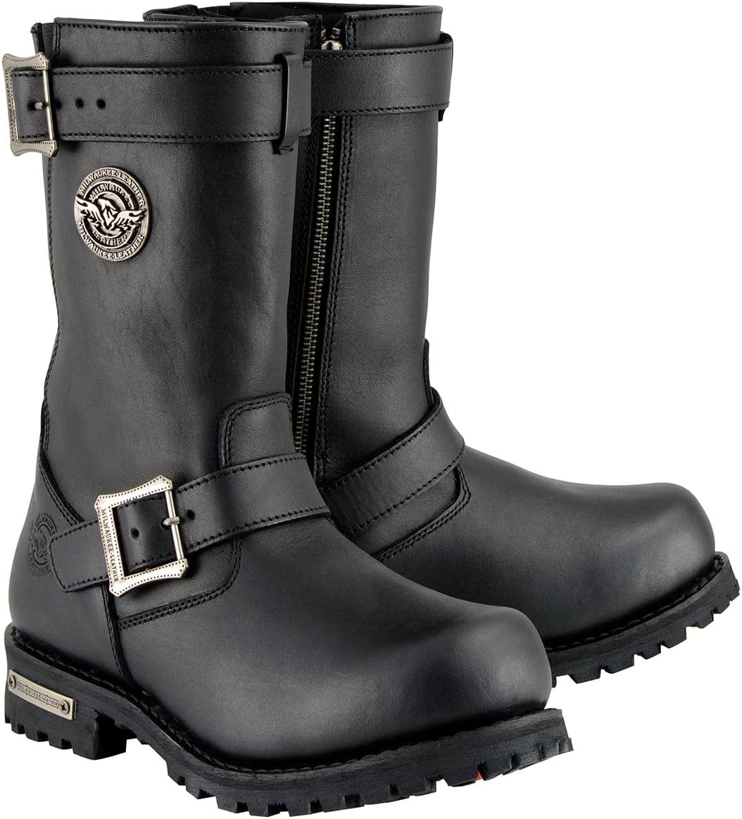Мужские премиальные кожаные классические байкерские ботинки Milwaukee Leather, черный
Мужские премиальные кожаные классические байкерские ботинки Milwaukee Leather, черный