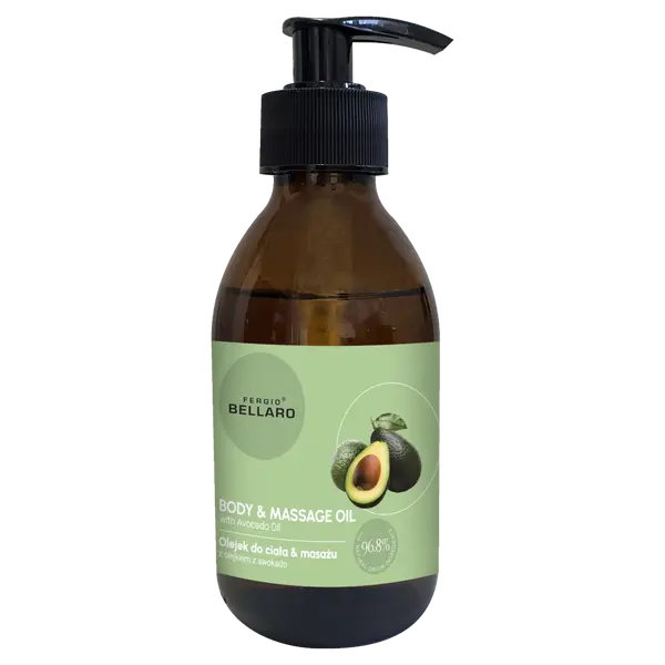 Масло авокадо для тела и массажа, 200 мл Fergio Bellaro Skin food 
Масло авокадо для тела и массажа, 200 мл Fergio Bellaro Skin food