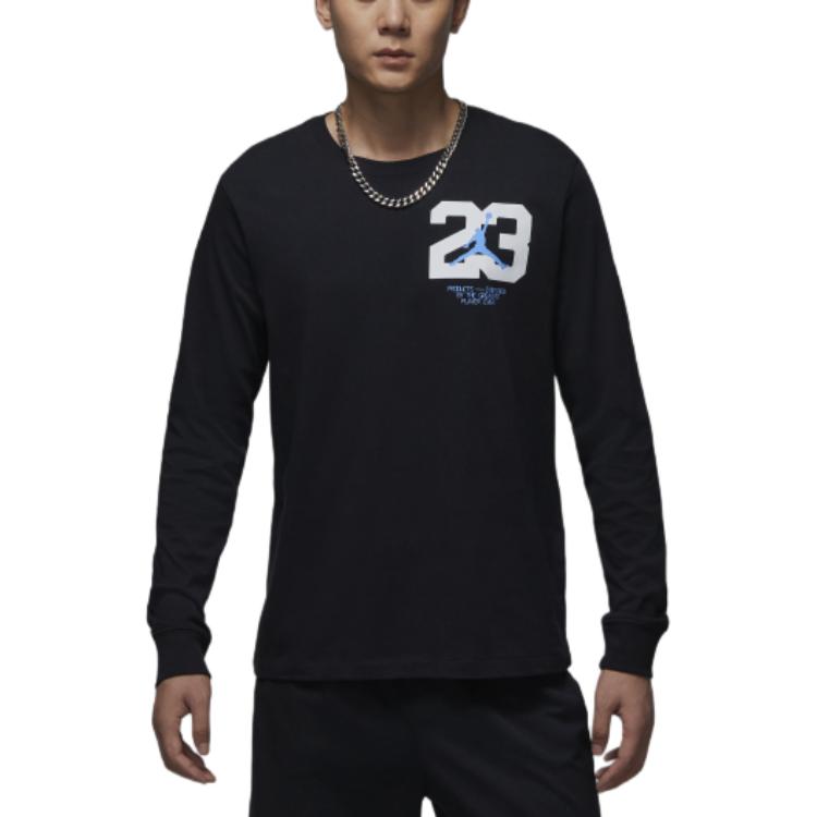Джордан Спорт Мужская Футболка с Длинными Рукавами, Черный/Легендарный Синий
Джордан Спорт Мужская Футболка с Длинными Рукавами, Черный/Легендарный Синий