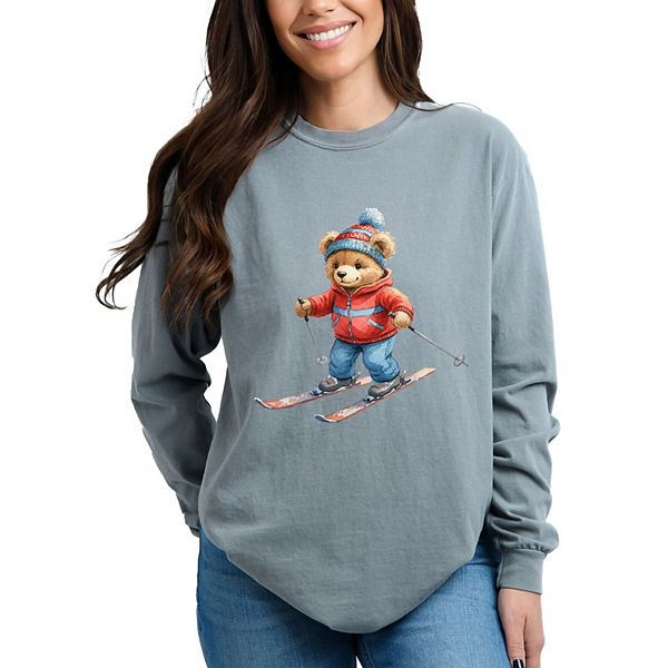 Футболка с принтом Skiing bear watercolor, женская, окрашенная в готовом виде, с длинным рукавом Simply Sage Market, Grey, Серый, Футболка с принтом Skiing bear watercolor, женская, окрашенная в готовом виде, с длинным рукавом Simply Sage Market, Grey
Футболка с принтом Skiing bear watercolor, женская, окрашенная в готовом виде, с длинным рукавом Simply Sage Market, Grey, Серый, Футболка с принтом Skiing bear watercolor, женская, окрашенная в готовом виде, с длинным рукавом Simply Sage Market, Grey