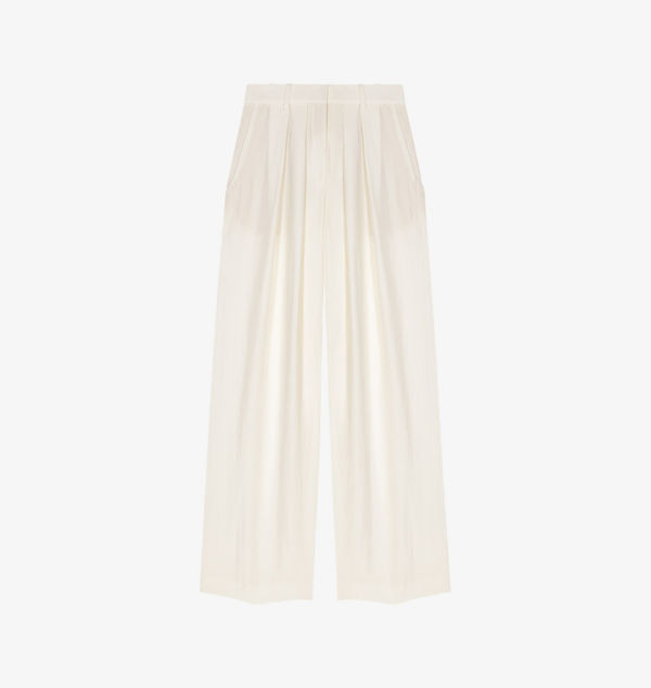 Широкие брюки с высокой посадкой из ткани Maje, цвет blanc
Широкие брюки с высокой посадкой из ткани Maje, цвет blanc