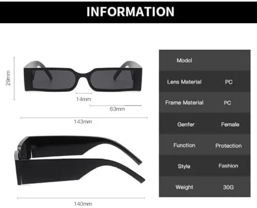 Винтажные маленькие хип-хоп очки 2027 года, прямоугольные, для женщин, квадратные солнцезащитные очки в стиле ретро, модные солнцезащитные очки MTZJH, 4
Винтажные маленькие хип-хоп очки 2027 года, прямоугольные, для женщин, квадратные солнцезащитные очки в стиле ретро, модные солнцезащитные очки MTZJH, 4
