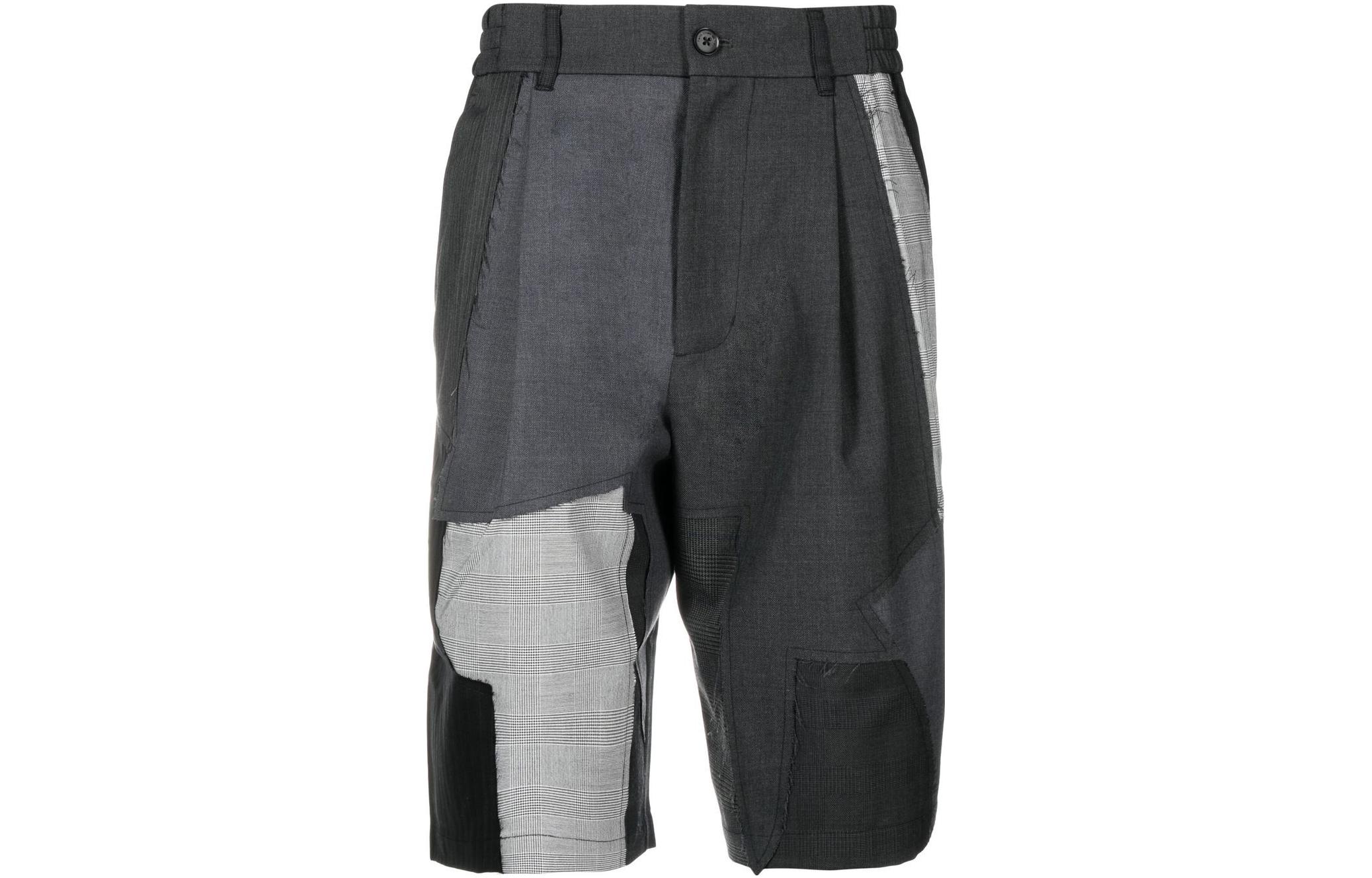 Шорты миди в стиле пэчворк Feng Chen Wang, серый
Шорты миди в стиле пэчворк Feng Chen Wang, серый