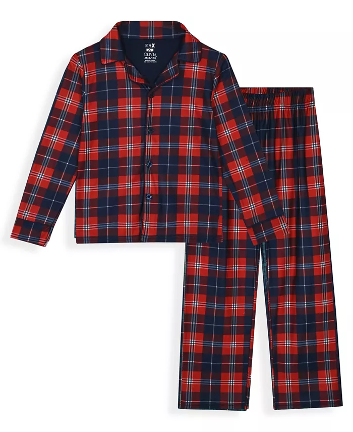 Мальчики 6-18 лет пижамный комплект из 2 предметов: клетчатая рубашка и брюки Max & Olivia, красный
Мальчики 6-18 лет пижамный комплект из 2 предметов: клетчатая рубашка и брюки Max & Olivia, красный