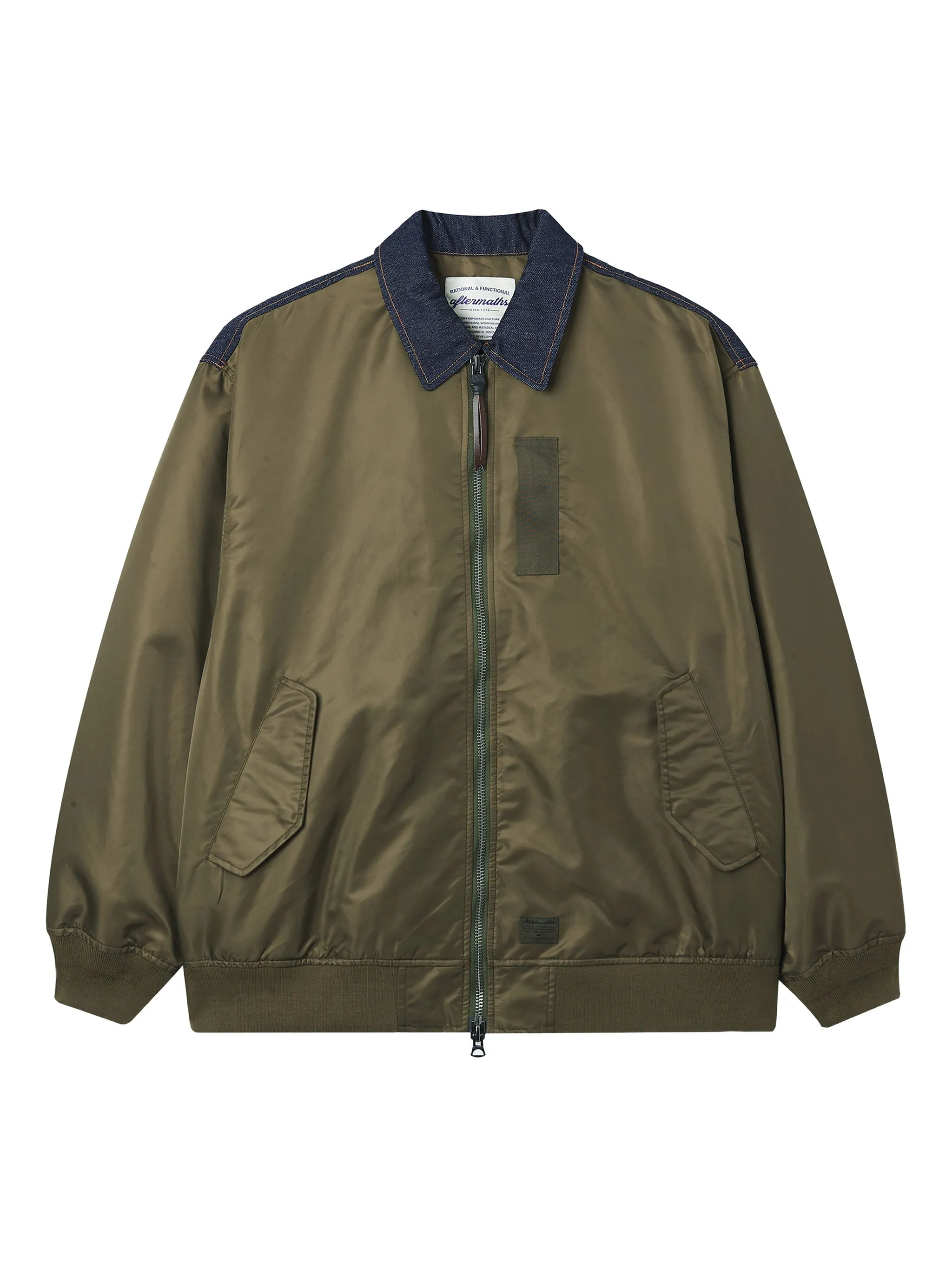 Бомбер на молнии Aftermaths, зеленый
Бомбер на молнии Aftermaths, зеленый