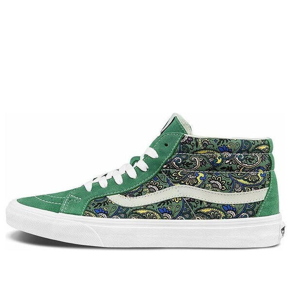 Кроссовки sk8-mid reissue 'paisley - hedge green' Vans, зеленый
Кроссовки sk8-mid reissue 'paisley - hedge green' Vans, зеленый