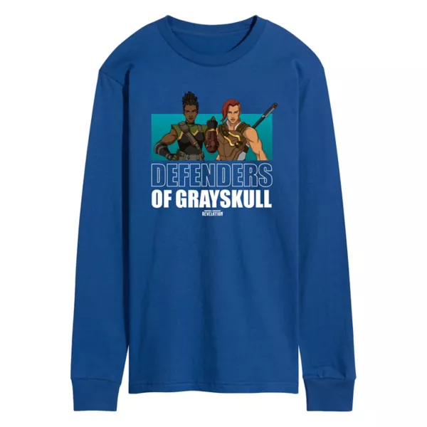 Мужская футболка с длинным рукавом и принтом «Хи-мэн: Властелины Вселенной» Licensed Character, цвет royal blue
Мужская футболка с длинным рукавом и принтом «Хи-мэн: Властелины Вселенной» Licensed Character, цвет royal blue