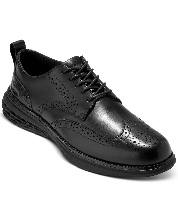 Мужские классические оксфорды Grand Hurrion с крыловидным носком Cole Haan, черный
Мужские классические оксфорды Grand Hurrion с крыловидным носком Cole Haan, черный