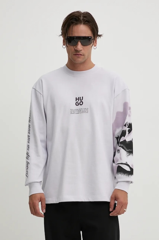 Хлопковая толстовка Hugo, фиолетовый
Хлопковая толстовка Hugo, фиолетовый