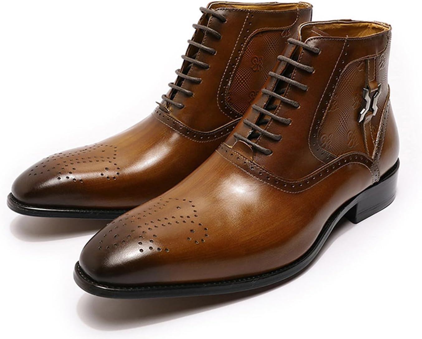 Мужские оксфорды Santimon, формальные туфли с крыльями, броги, ботинки до щиколотки, из натуральной кожи, шнуровка, челси, для выпускного, свадьбы, делового повседневного стиля, модные, вестерн-бутсы для мужчин, коричневый
Мужские оксфорды Santimon, формальные туфли с крыльями, броги, ботинки до щиколотки, из натуральной кожи, шнуровка, челси, для выпускного, свадьбы, делового повседневного стиля, модные, вестерн-бутсы для мужчин, коричневый