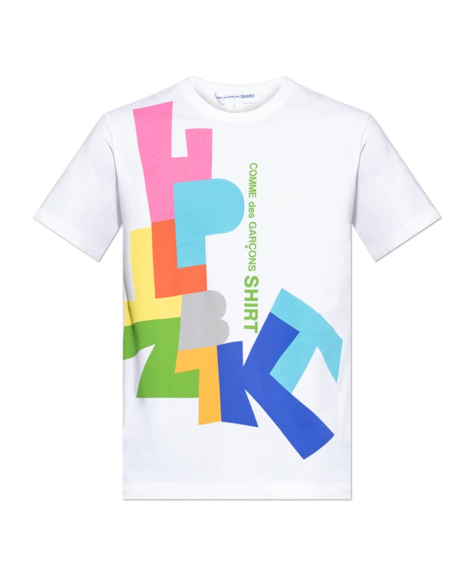 Футболка с ярким принтом Comme Des Garã§Ons, белый
Футболка с ярким принтом Comme Des Garã§Ons, белый