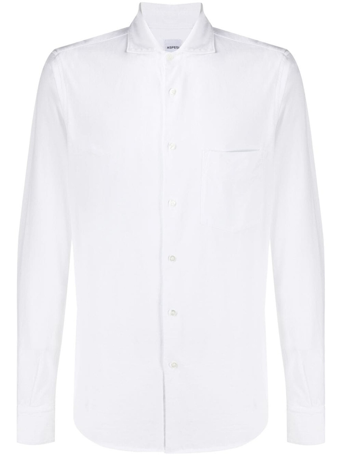 ASPESI рубашка со срезанным воротником, белый
ASPESI рубашка со срезанным воротником, белый