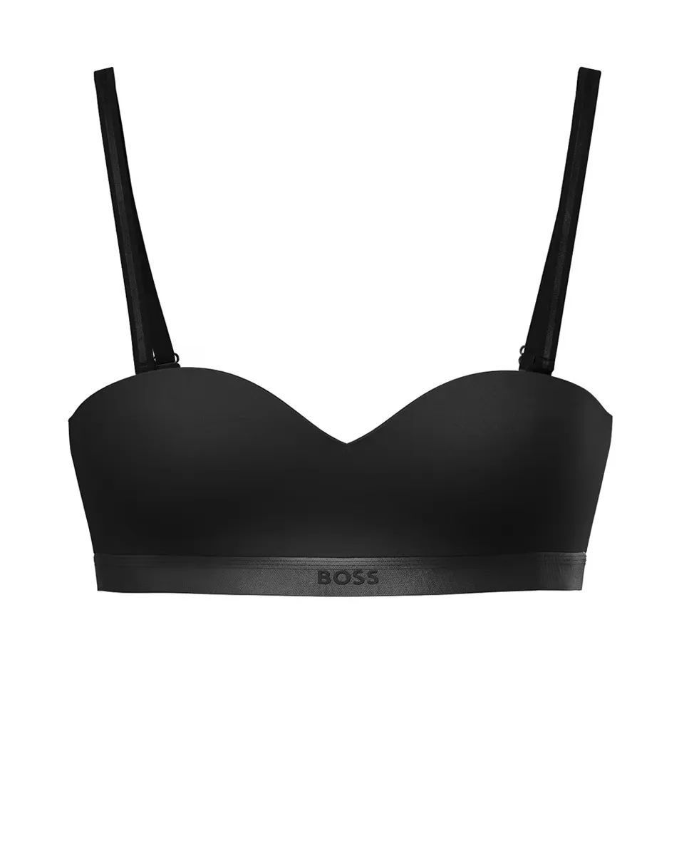 Полутреугольный бюстгальтер и чашки пуш-ап Boss, чёрный
Полутреугольный бюстгальтер и чашки пуш-ап Boss, чёрный