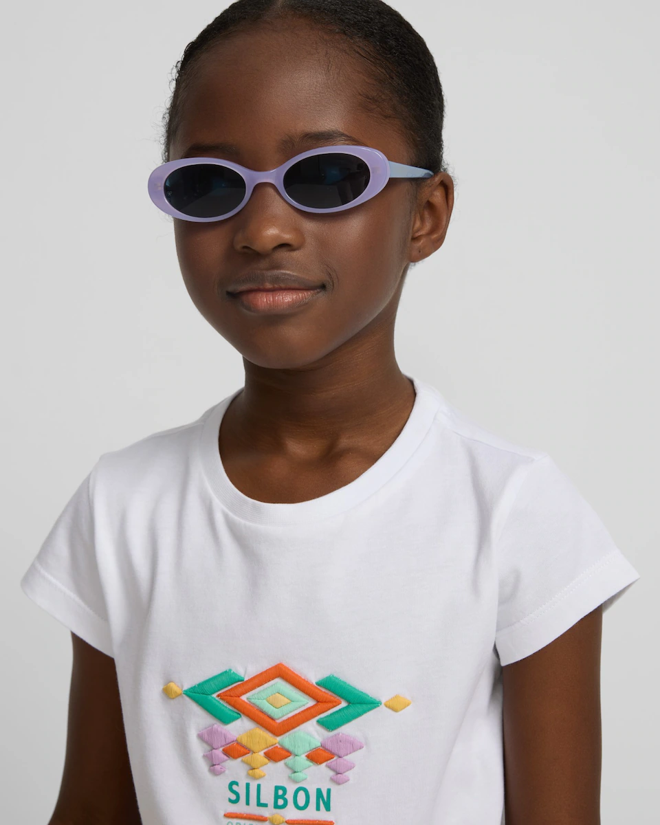 Детская футболка с этнической вышивкой и коротким рукавом Silbon, белый
Детская футболка с этнической вышивкой и коротким рукавом Silbon, белый