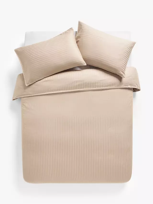 Комплект пододеяльников John Lewis Soft and Silky Satin Stripe 400 Thread Count Duvet, цвет champagne
Комплект пододеяльников John Lewis Soft and Silky Satin Stripe 400 Thread Count Duvet, цвет champagne