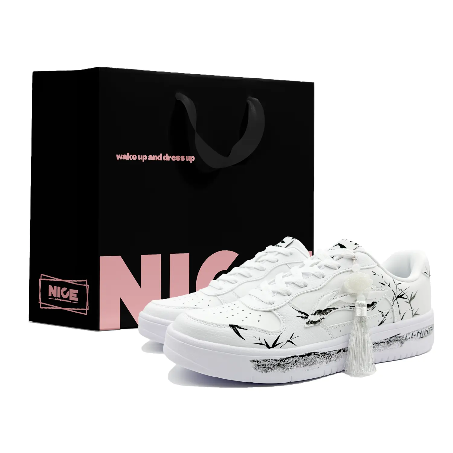 LINING Кроссовки для скейтбординга Pontoon Boats, нескользящие и износостойкие, дышащие, низкие, мужские, черно-белые
LINING Кроссовки для скейтбординга Pontoon Boats, нескользящие и износостойкие, дышащие, низкие, мужские, черно-белые