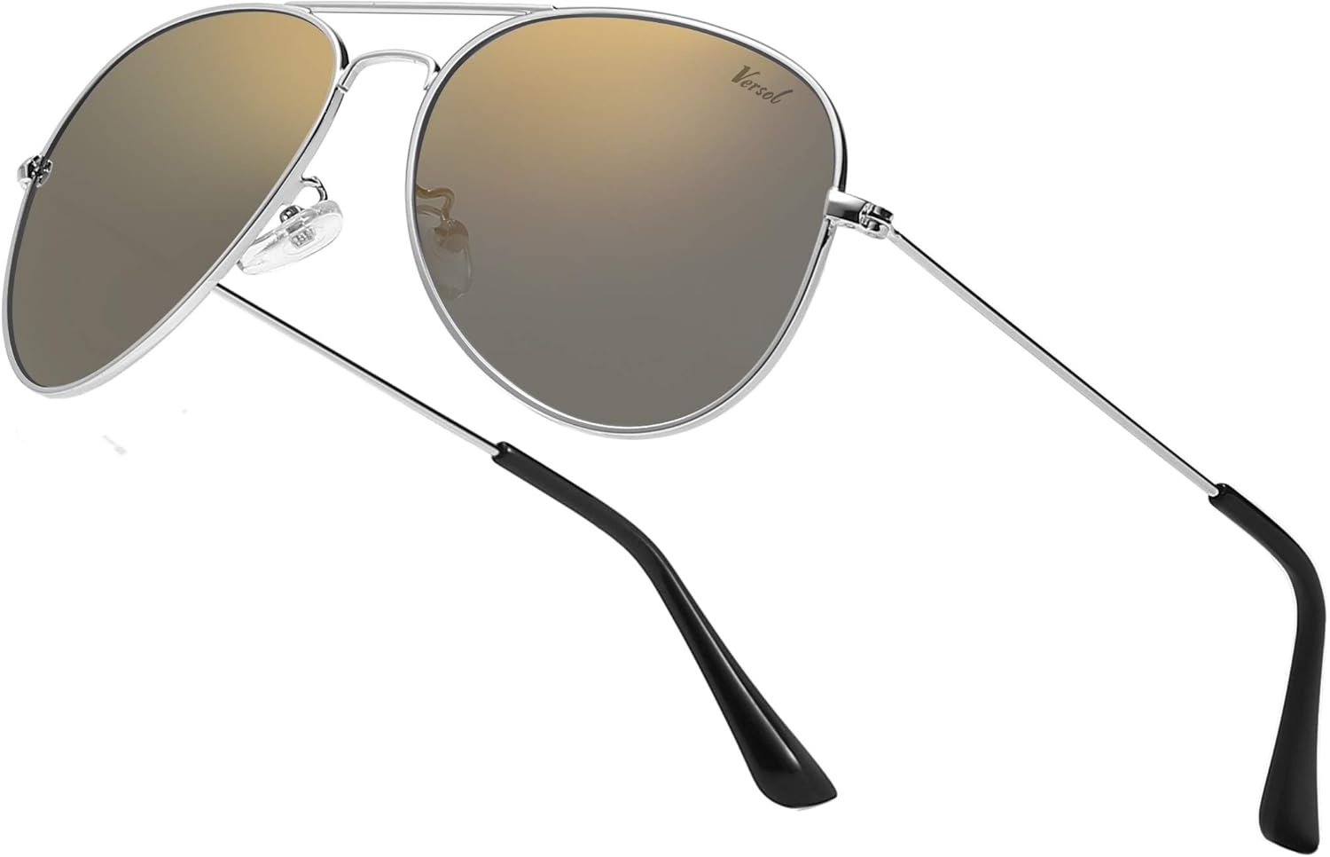 Солнцезащитные очки-авиаторы для мужчин и женщин, поляризованные зеркальные линзы с защитой от УФ-излучения UV400, легкие и классические, подходят для вождения и активного отдыха на природе Versol, Vs-03gold Mirror Lens+silver
Солнцезащитные очки-авиаторы для мужчин и женщин, поляризованные зеркальные линзы с защитой от УФ-излучения UV400, легкие и классические, подходят для вождения и активного отдыха на природе Versol, Vs-03gold Mirror Lens+silver