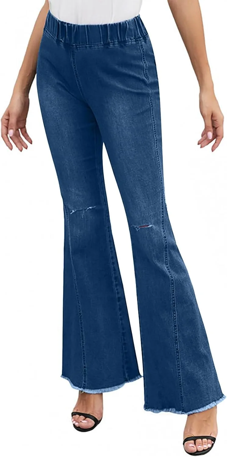 Женские джинсы flare с эластичным поясом и расклешенным низом asntrgd
Женские джинсы flare с эластичным поясом и расклешенным низом asntrgd