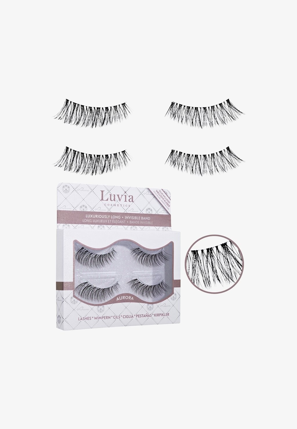 Накладные ресницы VEGAN LASHES, AURORA Luvia Cosmetics
Накладные ресницы VEGAN LASHES, AURORA Luvia Cosmetics