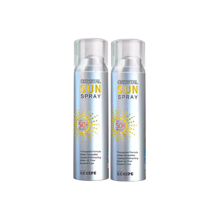 Спрей для защиты от солнца Crystal Spray SPF50+PA+++ с охлаждающим эффектом RE:CIPE
Спрей для защиты от солнца Crystal Spray SPF50+PA+++ с охлаждающим эффектом RE:CIPE