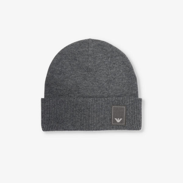 Шапка-Бини Brand-Patch из эластичной шерстяной смеси в рубчик Emporio Armani, серый
Шапка-Бини Brand-Patch из эластичной шерстяной смеси в рубчик Emporio Armani, серый