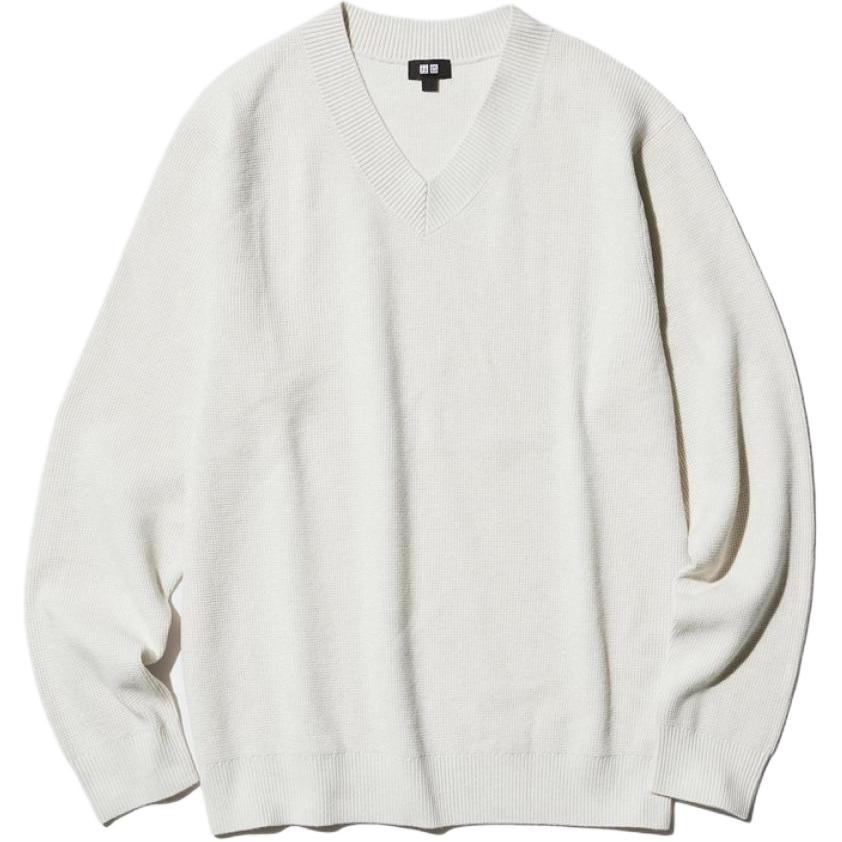 UNIQLO Трикотажный свитер мужской бежевый
UNIQLO Трикотажный свитер мужской бежевый