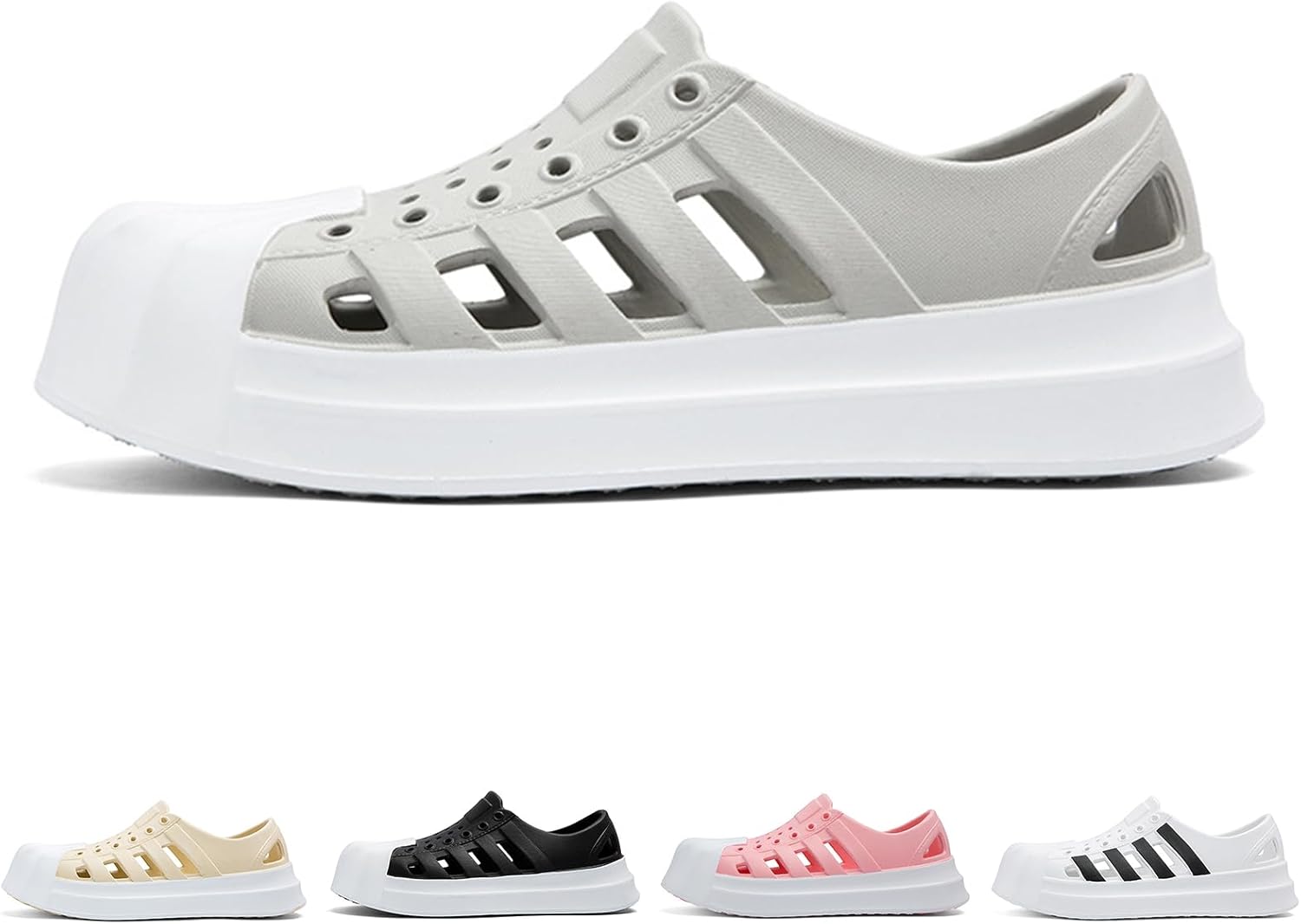 Модная мужская обувь для садоводов для женщин, дышащие слипоны для садоводства, быстро сохнущие, противоскользящие водные туфли, пляжные сандалии Gezolligheid, серый
Модная мужская обувь для садоводов для женщин, дышащие слипоны для садоводства, быстро сохнущие, противоскользящие водные туфли, пляжные сандалии Gezolligheid, серый