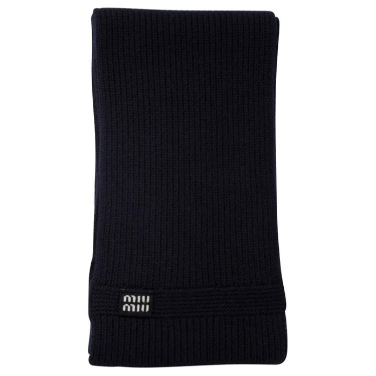 Шерстяной кашемировый вязаный шарф женский Navy MIU MIU
Шерстяной кашемировый вязаный шарф женский Navy MIU MIU