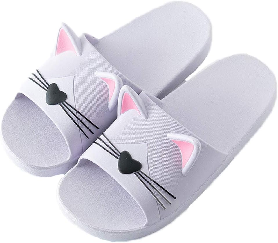 JadeRich унисекс однотонные шлепанцы для душа с милым котиком, антискользящие тапочки для ванной, быстро сохнущие домашние тапочки, фиолетовый
JadeRich унисекс однотонные шлепанцы для душа с милым котиком, антискользящие тапочки для ванной, быстро сохнущие домашние тапочки, фиолетовый