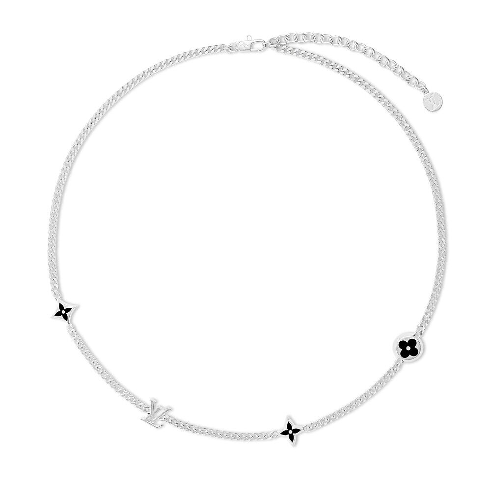 Ожерелье с подвесками LV Spike Louis Vuitton, серебряный
Ожерелье с подвесками LV Spike Louis Vuitton, серебряный