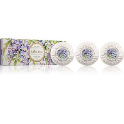 Wisteria Set 100 G - Роскошный набор мыла Saponificio Artigianale Fiorentino
Wisteria Set 100 G - Роскошный набор мыла Saponificio Artigianale Fiorentino