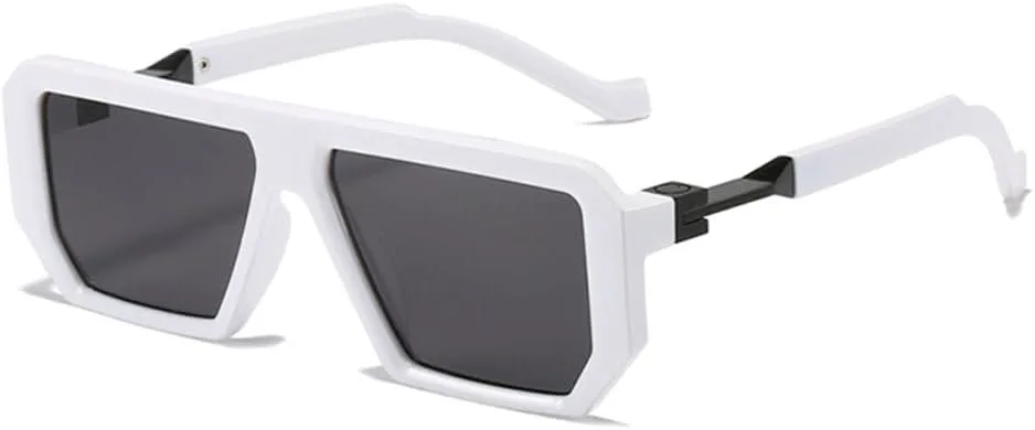 Ретро-солнцезащитные очки квадратной формы 2027 года для женщин, модные очки с прозрачным градиентом и защитой от УФ-излучения для мужчин MTZJH, White Grey
Ретро-солнцезащитные очки квадратной формы 2027 года для женщин, модные очки с прозрачным градиентом и защитой от УФ-излучения для мужчин MTZJH, White Grey