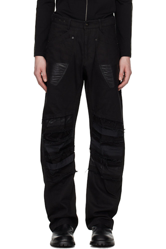 Черные рваные джинсы Human-Shell CARNET-ARCHIVE
Черные рваные джинсы Human-Shell CARNET-ARCHIVE