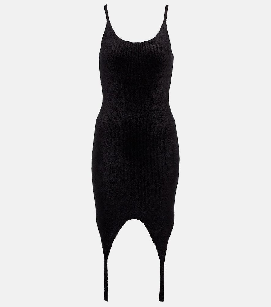 Ребристое трикотажное мини-платье Balmain, 0pa Noir
Ребристое трикотажное мини-платье Balmain, 0pa Noir