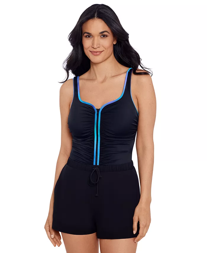 Женский купальник-комбинезон на молнии ShapeSolver Sport by Mimi Flamingo, фиолетовый
Женский купальник-комбинезон на молнии ShapeSolver Sport by Mimi Flamingo, фиолетовый