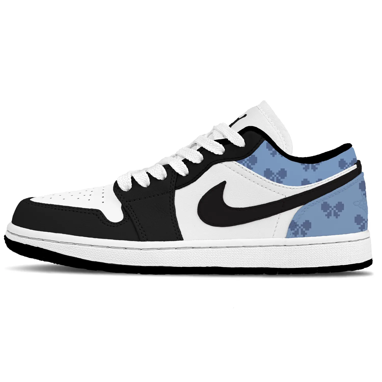 Jordan Air 1 Blue Plaid Кожаные устойчивые к истиранию низкие винтажные баскетбольные кроссовки Unisex черно-синие
Jordan Air 1 Blue Plaid Кожаные устойчивые к истиранию низкие винтажные баскетбольные кроссовки Unisex черно-синие