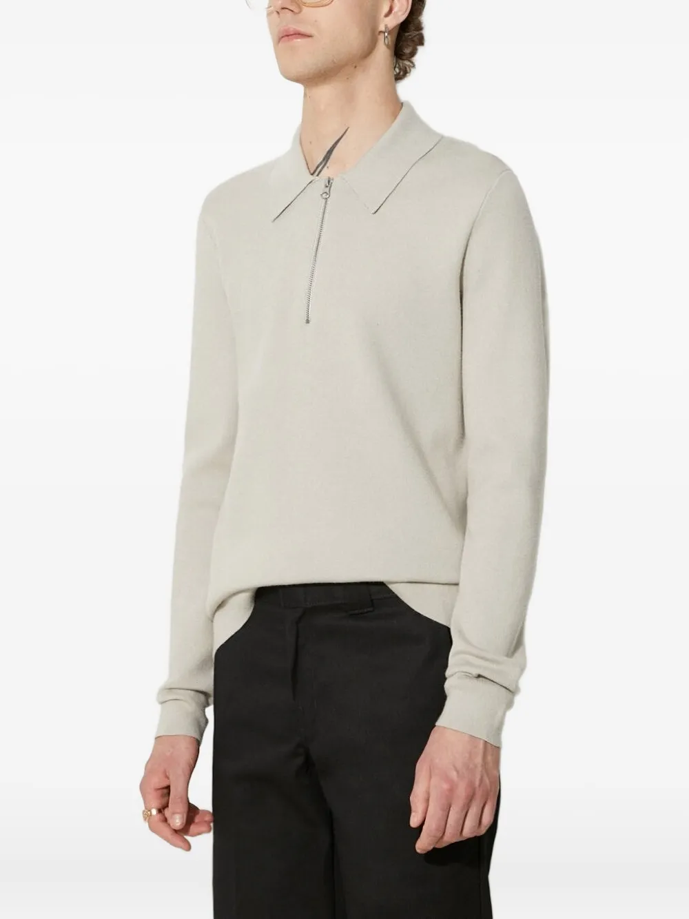 Рубашка-поло с длинными рукавами SAMSOE SAMSOE, нейтральный 
Рубашка-поло с длинными рукавами SAMSOE SAMSOE, нейтральный