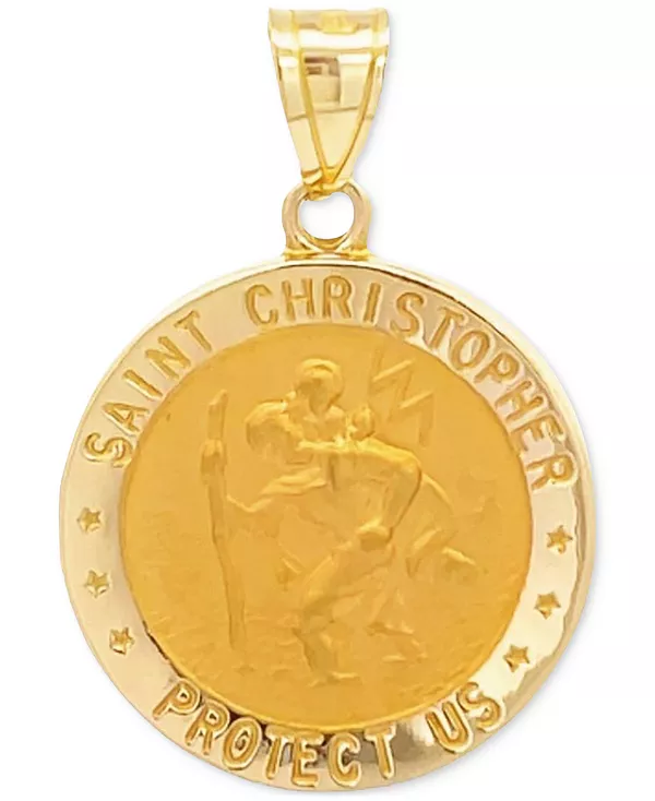 Подвеска-Медаль Святого Христофора из 14-каратного желтого золота Macy'S, gold
Подвеска-Медаль Святого Христофора из 14-каратного желтого золота Macy'S, gold