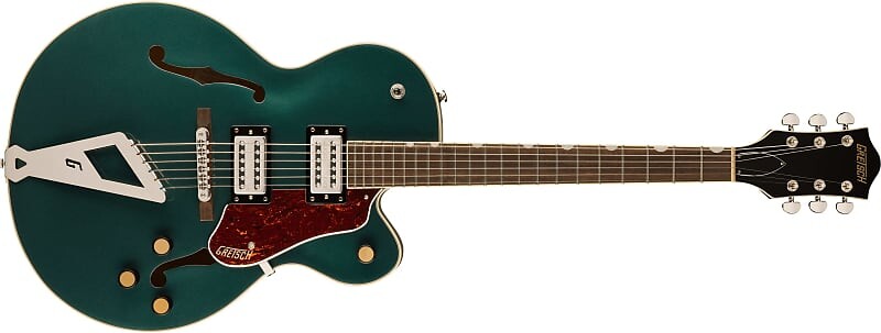 Электрогитара Gretsch G2420 Streamliner w/ Chromatic II, Broad'Tron Pickups, Cadi Green
Электрогитара Gretsch G2420 Streamliner w/ Chromatic II, Broad'Tron Pickups, Cadi Green