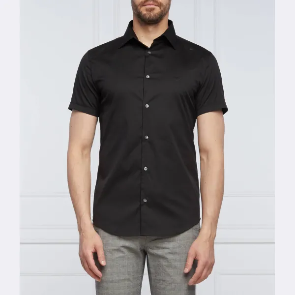 Рубашка стандартного кроя Emporio Armani, черный
Рубашка стандартного кроя Emporio Armani, черный