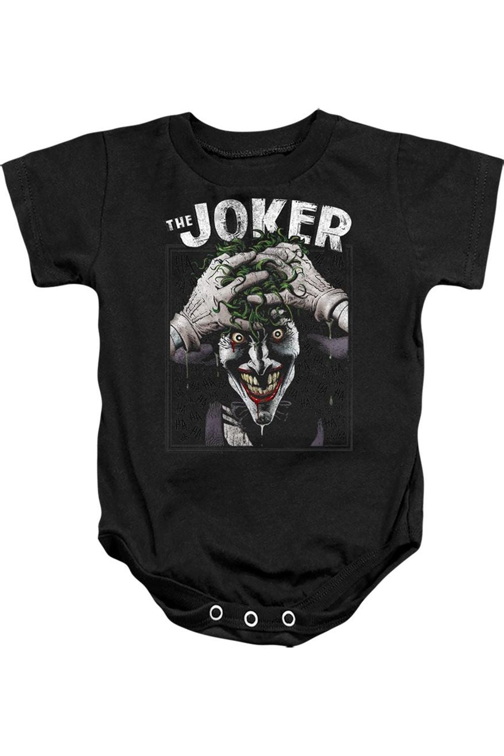 Детский комбинезон "Бэтмен: Безумный Джокер" Gildan, черный
Детский комбинезон "Бэтмен: Безумный Джокер" Gildan, черный