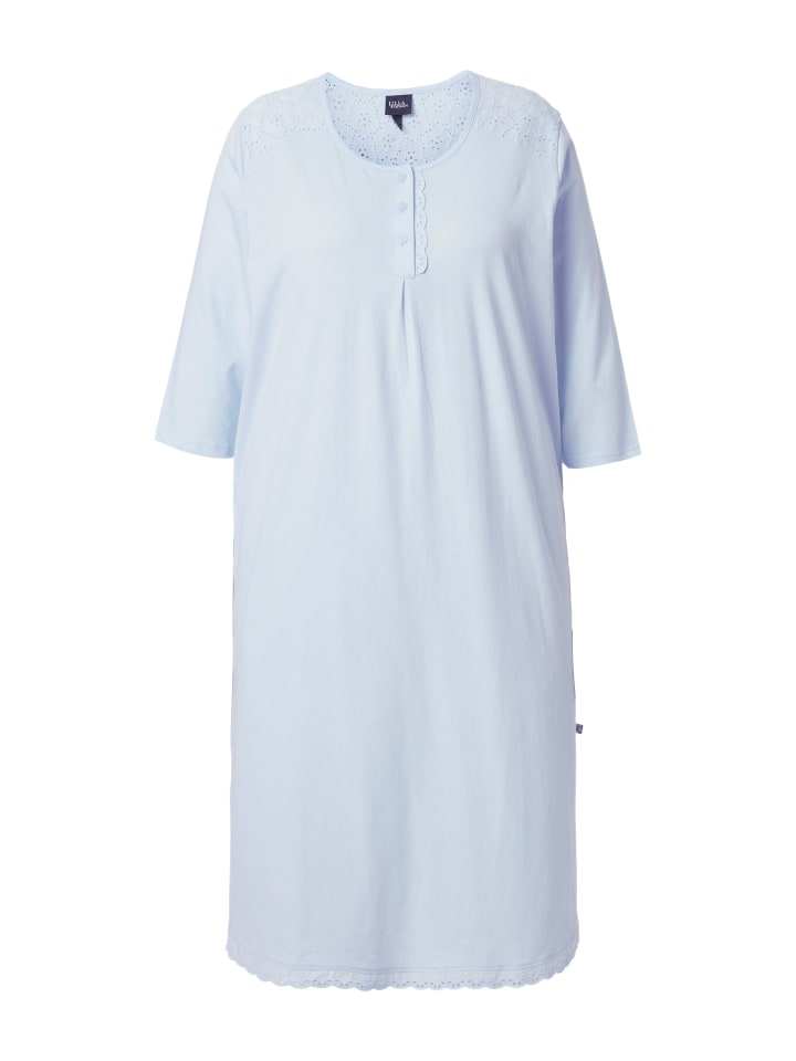 Ночная рубашка арктического синего цвета Ulla Popken
Ночная рубашка арктического синего цвета Ulla Popken