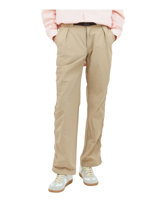 Брюки с поясом из ракушечной ткани Dickies, бежевый
Брюки с поясом из ракушечной ткани Dickies, бежевый